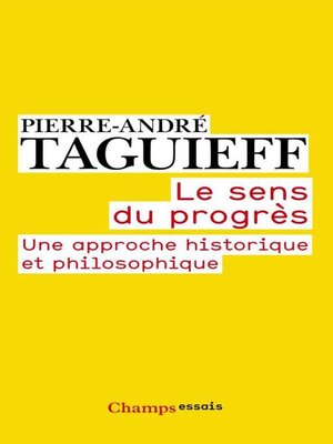 cover image of Le Sens du progrès